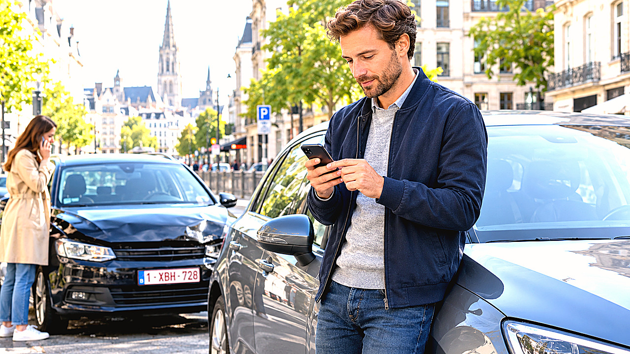Assurance auto après accident en Belgique